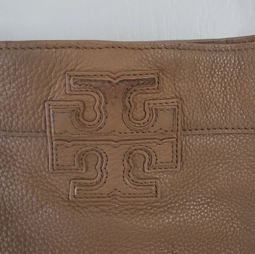 Tory Burch Tan Leather Crossbody Bag